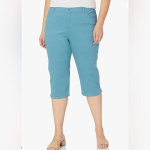 Gloria Vanderbilt All Around Slimming Effect Amanda Capri Jeans Petite Size 6P